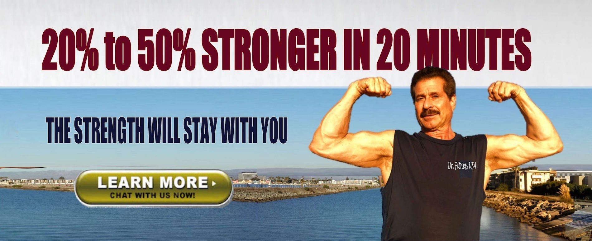 20% TO 50% STRONGER IN 20 MINUTES