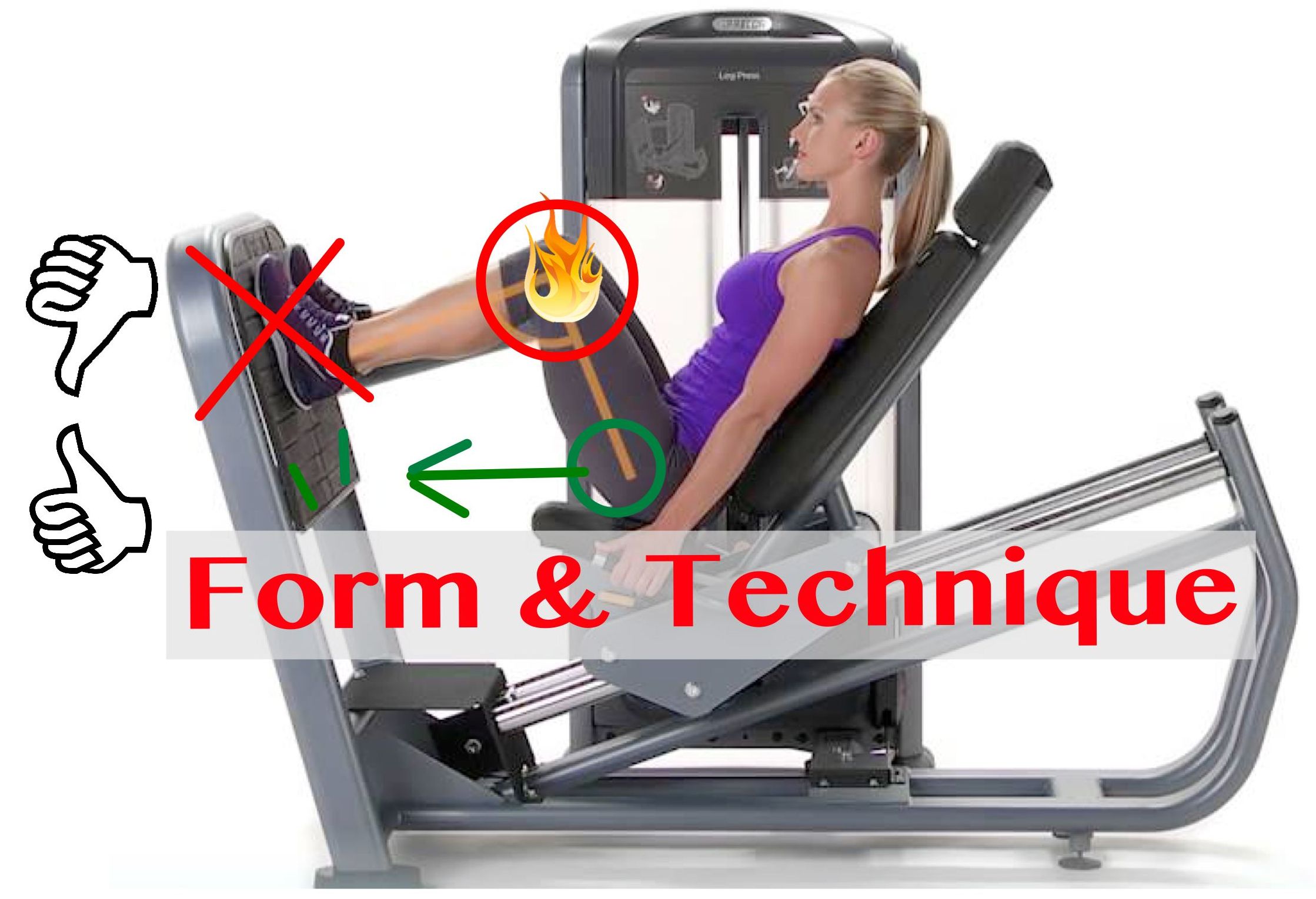 form and techique matters for women's strength training 