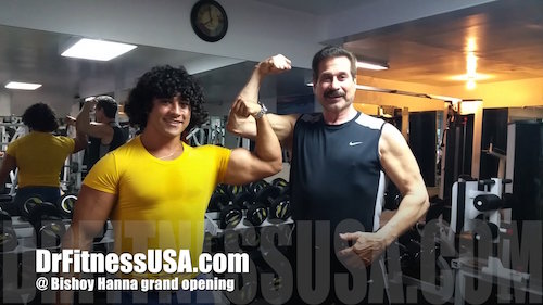 Bishoy Hanna, Dr. Fitness USA at Bishoy Gym opening