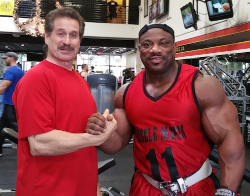 Dexter Jackson, Dr. Fitness USA at Gold's Gym, Venice, Mecca of bodybuilding