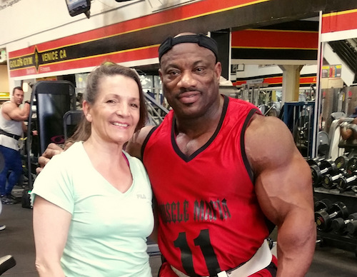 Gremaud at Gold's Gym, Venice, Mecca of bodybuilding