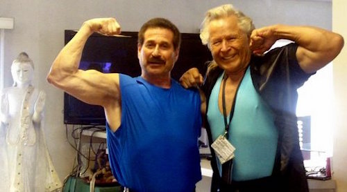 Peter Nygard visits Dr. Fitness USA at Body Design Formula studio in Los Angeles, CA