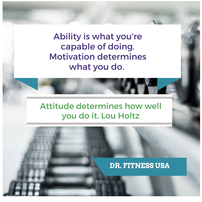 Attitude determines how well you do things