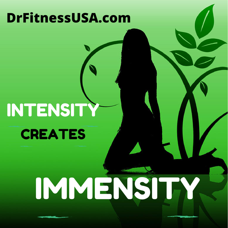 Intensity creates immensity